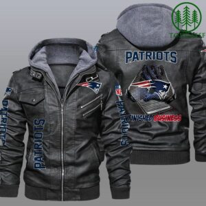 NFL New England Patriots Limited Leather Jacket