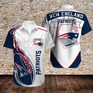 New England Patriots Hawaiian Shirt For Sale