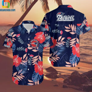 New England Patriots Nfl Football Hawaiian Shirt Summer Casual Short Sleeve