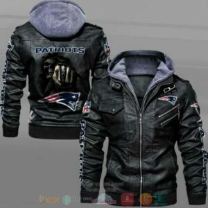 BEST NFL New England Patriots Leather Jacket