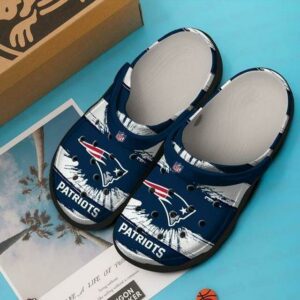 New England Patriots Nfl Football Personalized Crocs Crocband Clog Unisex Fashion Style For Women, Men Crocs43